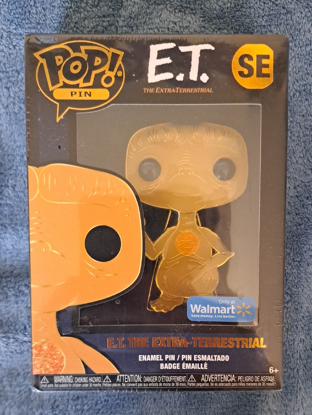 Funko Gold E.T. Pop! Enamel Pin - Metallic Gold